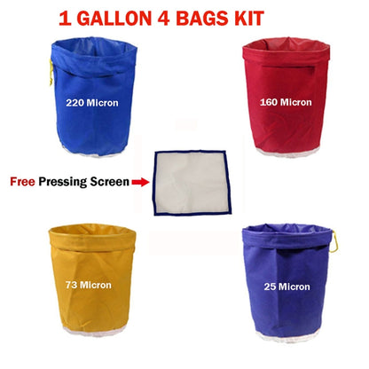 4 PCS / Set 1 Gallon Plant Residue Filter Bag - Planting Bags by buy2fix | Online Shopping UK | buy2fix