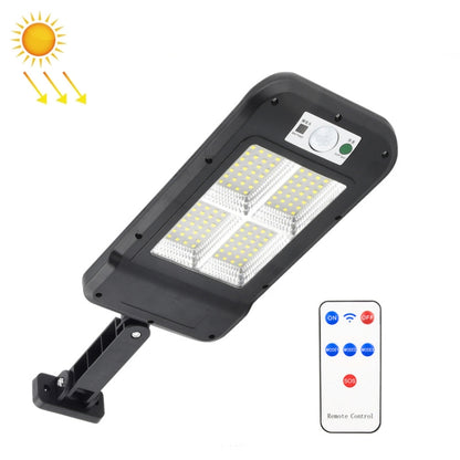 Solar Wall Light Outdoor Waterproof Human Body Induction Garden Lighting Household Street Light 4 x 32LED With Remote Control - Solar Lights by buy2fix | Online Shopping UK | buy2fix