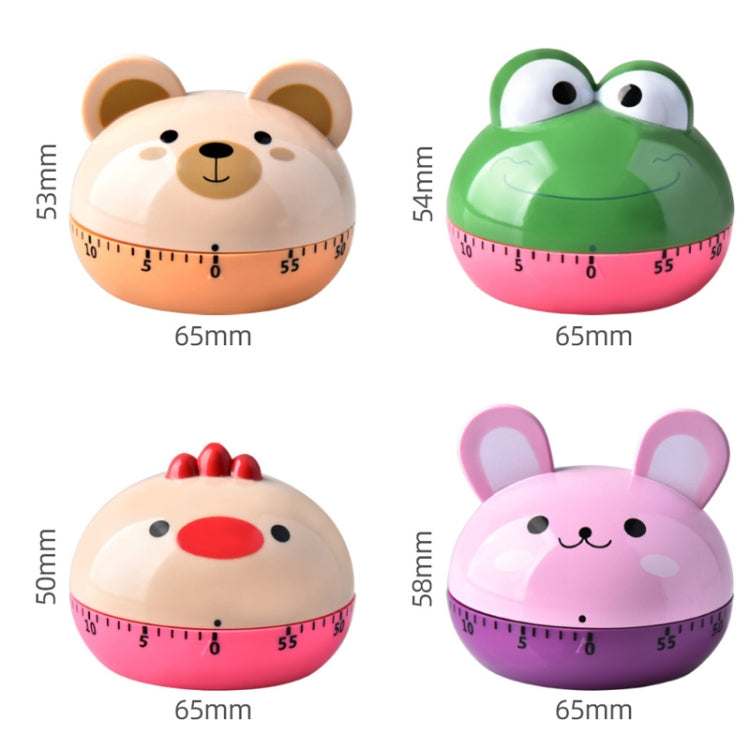 Kitchen Mechanical Timer Cartoon 60 Minutes Timer Baking Cooking Reminder(Bear) - Digital Countdown by buy2fix | Online Shopping UK | buy2fix