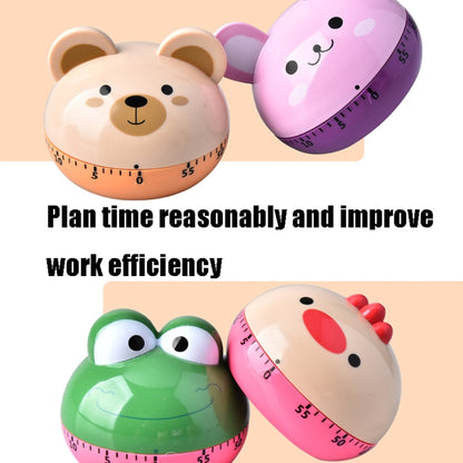 Kitchen Mechanical Timer Cartoon 60 Minutes Timer Baking Cooking Reminder(Bear) - Digital Countdown by buy2fix | Online Shopping UK | buy2fix