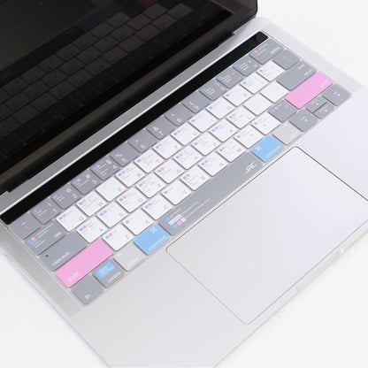 JRC English Version Colored Silicone Laptop Keyboard Protective Film For MacBook Pro Retina 13.3 inch A1425 & A1502(Soothing Color) - Keyboard Protector by JRC | Online Shopping UK | buy2fix