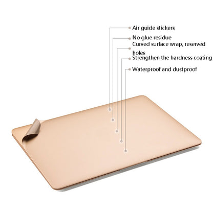 JRC Laptop Film Computer Top Shell Body Protection Sticker For MacBook Pro 13.3 inch A2289 / A2251 (2020)(Champagne Gold) - Protector Sticker by JRC | Online Shopping UK | buy2fix