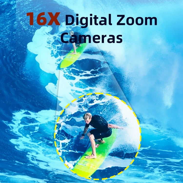 WDC901 3.5m Waterproof 48MP HD Dual Screen Outdoor Sports Digital Camera AU Plug(Yellow) - Children Cameras by buy2fix | Online Shopping UK | buy2fix