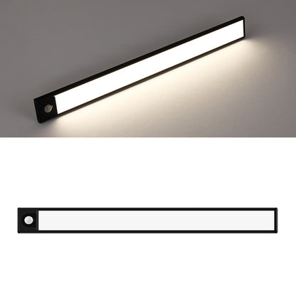 Intelligent Automatic Human Body Induction Wireless LED Lamp 40cm(Black + Neutral Light) - Sensor LED Lights by buy2fix | Online Shopping UK | buy2fix