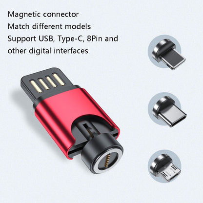 USB Portable Magnetic Adapter, Random Colors Delivery, Model: Charging Function(3 in 1) - Charging Cable & Head by buy2fix | Online Shopping UK | buy2fix