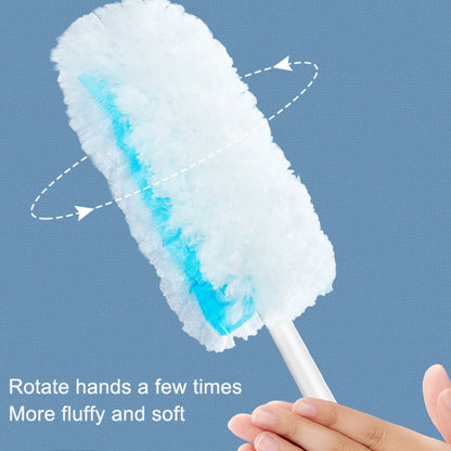 Disposable Household Vacuum Retractable Feather Duster, Style: With Base+4 Clothes - Sponges, Cloths & Brushes by buy2fix | Online Shopping UK | buy2fix