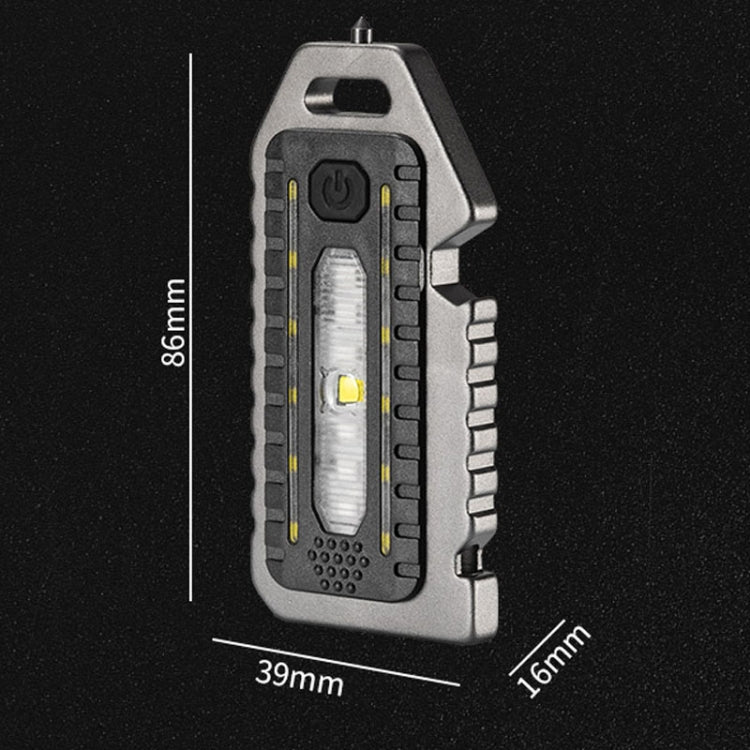 E-SMARTER W5135 Mini Keychain Strong Light Portable Flashlight(Tarnish) - Mini Flashlight by E-SMARTER | Online Shopping UK | buy2fix