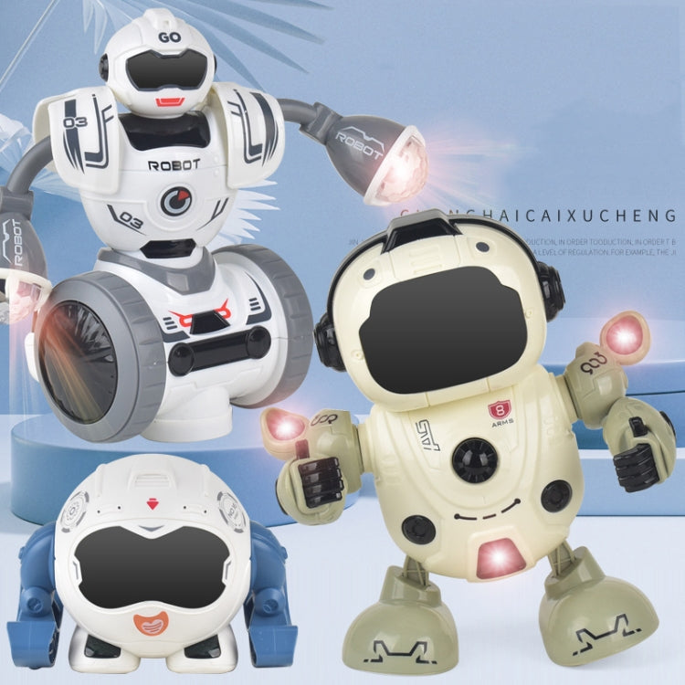 Intelligent Early Education Sound and Light Mechanical Robot Toys, Color: 9 Gray - RC Robots by buy2fix | Online Shopping UK | buy2fix