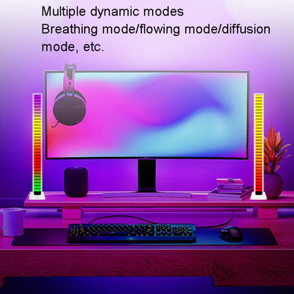 LED Pick Up Light Illuminating Light Effect Desktop Night Light, Color: White+Stand(USB Plug) - Novelty Lighting by buy2fix | Online Shopping UK | buy2fix