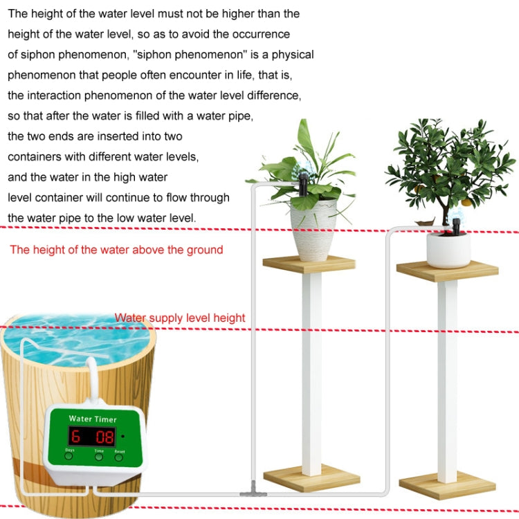 Household Intelligent Drip Irrigation Automatic Watering Timing Machine, Specification: Water 2 Potted Plants - Watering & Irrigation by buy2fix | Online Shopping UK | buy2fix