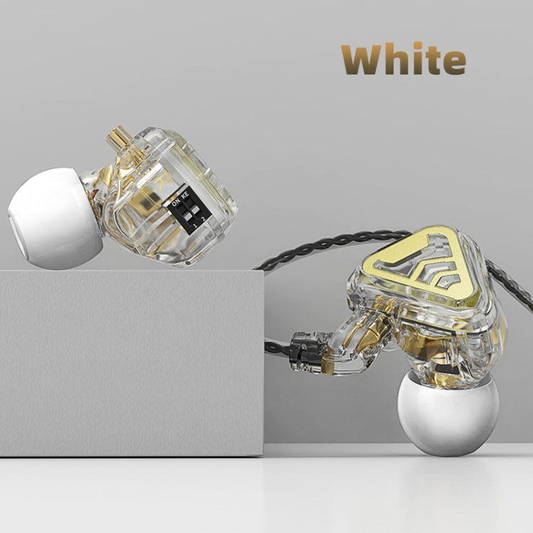 CVJ In-Ear Wired Gaming Earphone, Color: With Mic White - In Ear Wired Earphone by CVJ | Online Shopping UK | buy2fix