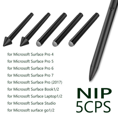 For Microsoft  Surface Pro 4/5/6/7/Book /Pro X 2pcs 2H+3pcs HB  Pen Nib Refill - Pencil Accessories by buy2fix | Online Shopping UK | buy2fix