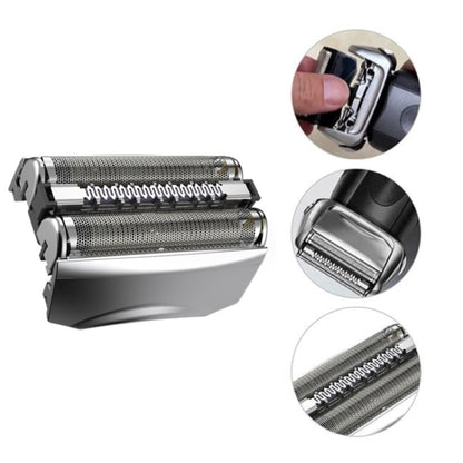 For BRAUN 70S Electric Shaver Silver Mesh Cutter Head Upgraded Version, Style: With Words(Plastic Package) - Accessories by buy2fix | Online Shopping UK | buy2fix