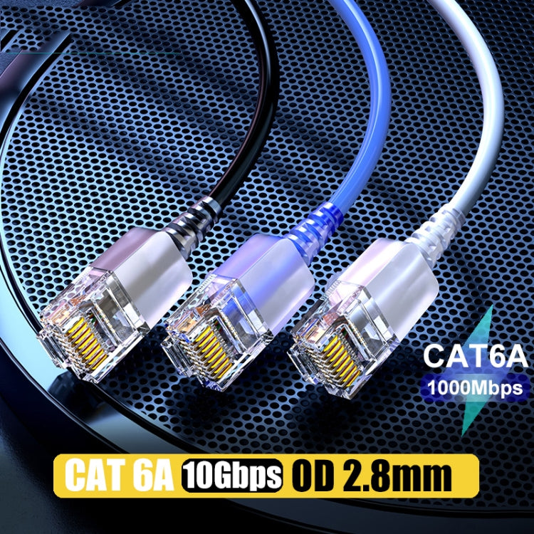 SAMZHE Cat6A Ethernet Cable UTP Network Patch Cable 1.5m(White) - Lan Cable and Tools by SAMZHE | Online Shopping UK | buy2fix