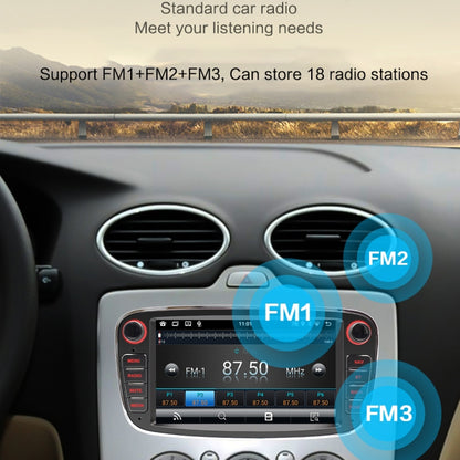 For Ford Focus 7 Inch HD Android Navigation Bluetooth RDS Radio, Size: 2+64G(Black) - Car MP3 & MP4 & MP5 by buy2fix | Online Shopping UK | buy2fix