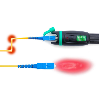 KomShine Metal Visible Laser Light Source Fiber Optic Red Light Pen, Model: KFL-11P-20MW - Fiber Optic Test Pen by KomShine | Online Shopping UK | buy2fix