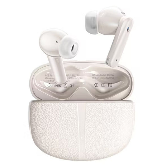 REMAX CozyPods W21N Dual Noise Reduction Bluetooth Earphone Music Call Wireless Earphone(White) - Bluetooth Earphone by REMAX | Online Shopping UK | buy2fix