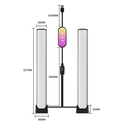 SMD Colorful 5050 RGB E-Sports Table Remote Control Small Night Light USB Smart Rhythm Atmosphere Light - Novelty Lighting by buy2fix | Online Shopping UK | buy2fix