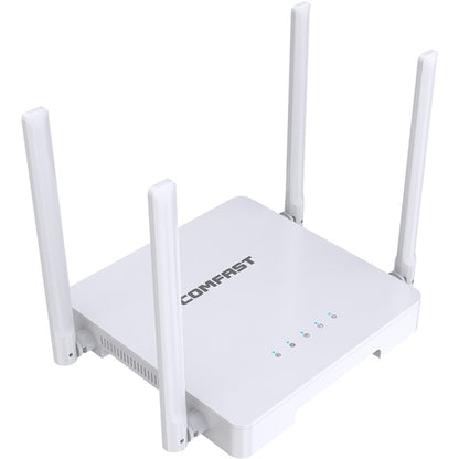 COMFAST CF-N1 V2  300Mbps WIFI4 Wireless Router With 1 Wan + 4 Lan RJ45 Ports,EU Plug - Wireless Routers by COMFAST | Online Shopping UK | buy2fix