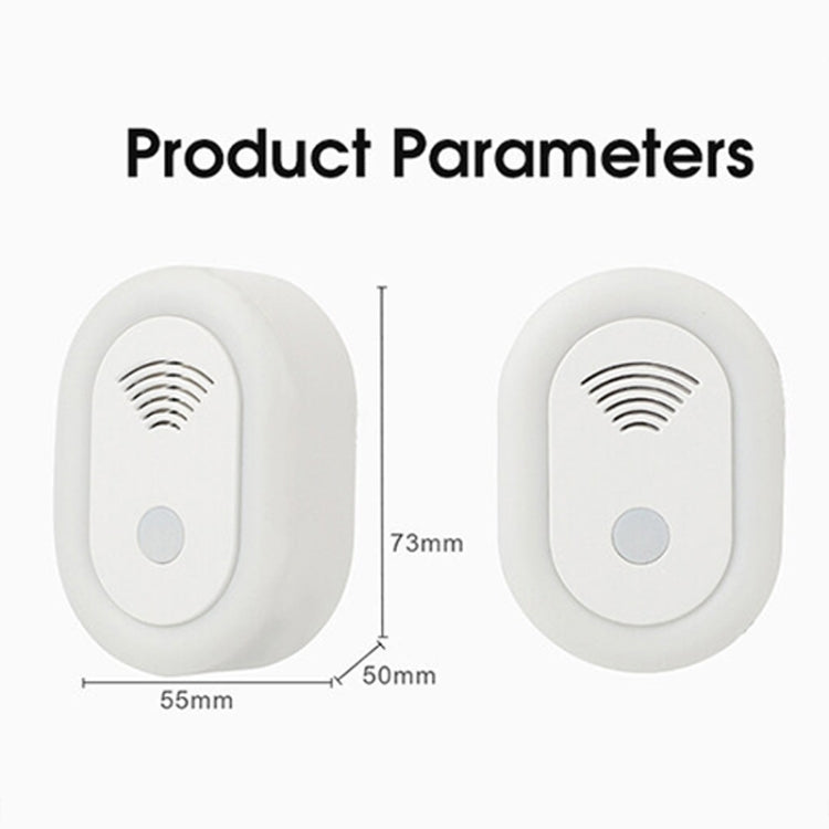 Adjustable Night Light Ultrasonic Mosquito Repeller Mini Home Electronic Mouse Repeller, Spec: EU Plug(White) - Repellents by buy2fix | Online Shopping UK | buy2fix