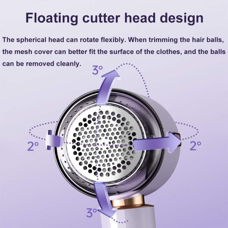 Electric Hair Ball Trimmer Household Hair Removal Ball Tool Shaver, Color: Charging-Purple - Sponges, Cloths & Brushes by buy2fix | Online Shopping UK | buy2fix