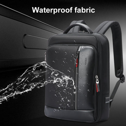 Bopai 751-006641A Large Capacity Anti-theft Waterproof Laptop Business Backpack(Black) - Backpack by Bopai | Online Shopping UK | buy2fix