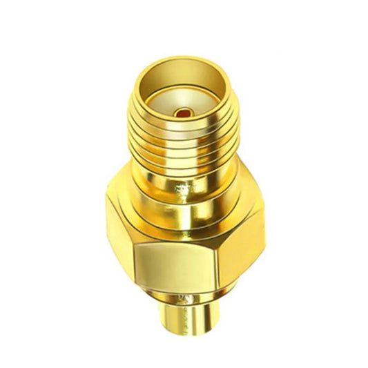 SMA Female To MMCX Female Coaxial Adapter Kit Brass Coaxial Connector RF Antenna Adapter - DVB-T & Simulation Antenna by buy2fix | Online Shopping UK | buy2fix