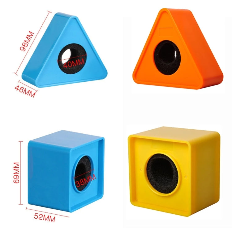 Interview Microphone Logo Flag Station, Spec: Triangular Orange - Microphone by buy2fix | Online Shopping UK | buy2fix