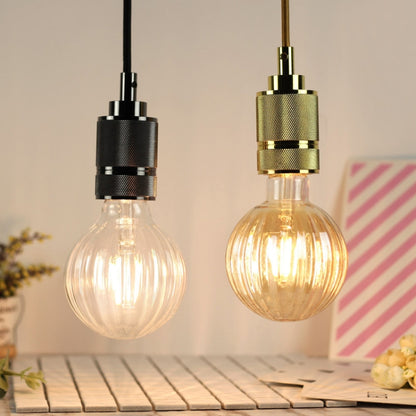 E27 Screw Port LED Vintage Light Shaped Decorative Illumination Bulb, Style: G95 Oblique Transparent(110V 4W 2700K) - LED Blubs & Tubes by buy2fix | Online Shopping UK | buy2fix
