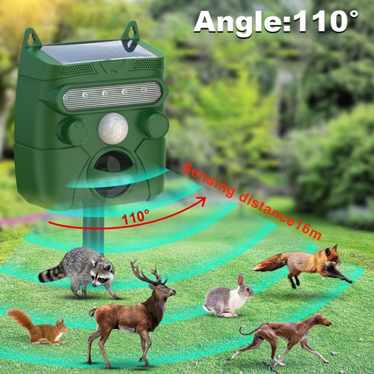 Solar Animal Driver Ultrasonic Outdoor Bird Repeller Electronic Mouse Repeller - Outdoor Insect Repellent by buy2fix | Online Shopping UK | buy2fix