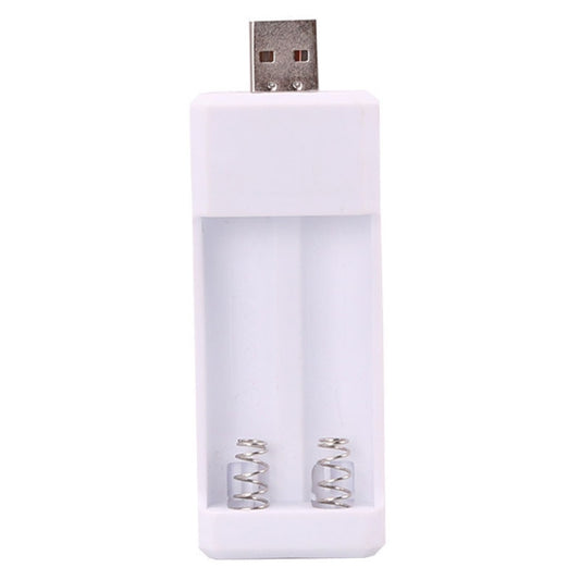 Directly Inserted 2 Slots USB AA / AAA Rechargeable Battery Charger - Charger & Converter by buy2fix | Online Shopping UK | buy2fix