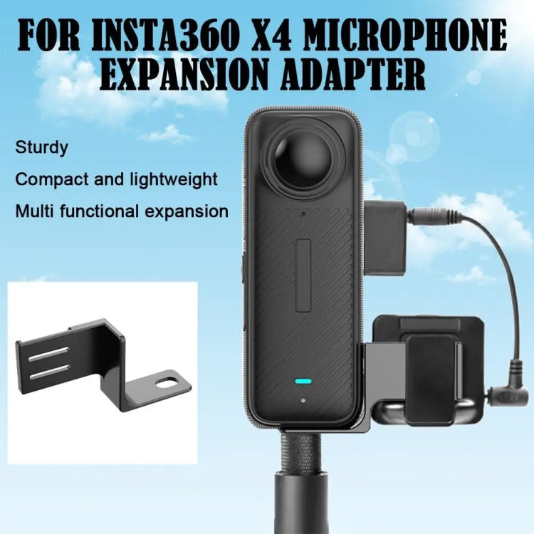 For Insta360 X4  Microphone Extension Adapter Camera Accessories - Others by buy2fix | Online Shopping UK | buy2fix