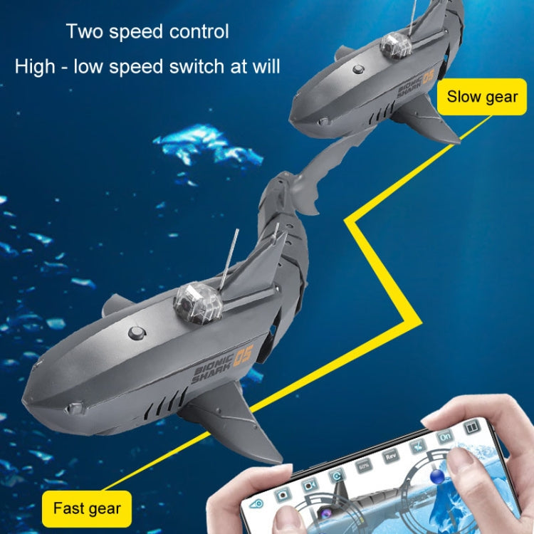 RC Shark Water Toy With Photo And Video Camera Radio Controlled Boat Toy For Children(Blue) - RC Cars by buy2fix | Online Shopping UK | buy2fix