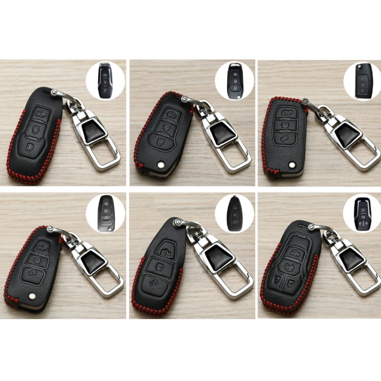 For Ford Car Key Cover Keychain Anti-lost Number Plate, Style: D - Car Key Cases by buy2fix | Online Shopping UK | buy2fix