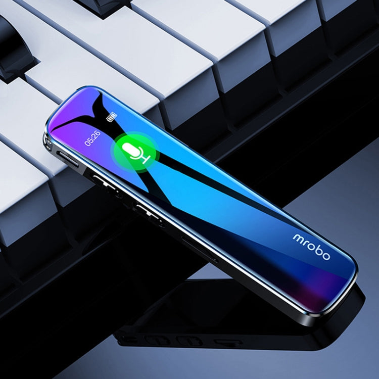 Mrobo RV-19 0.96-inch HD Screen 3D Noise Reduction Recording Pen Music Player, Capacity: 8GB(Black) - Recording Pen by Mrobo | Online Shopping UK | buy2fix