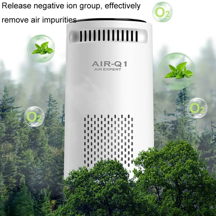 Car Negative Ion Air Purifier Odor Removal Aromatherapy(White) - Air Freshener by buy2fix | Online Shopping UK | buy2fix