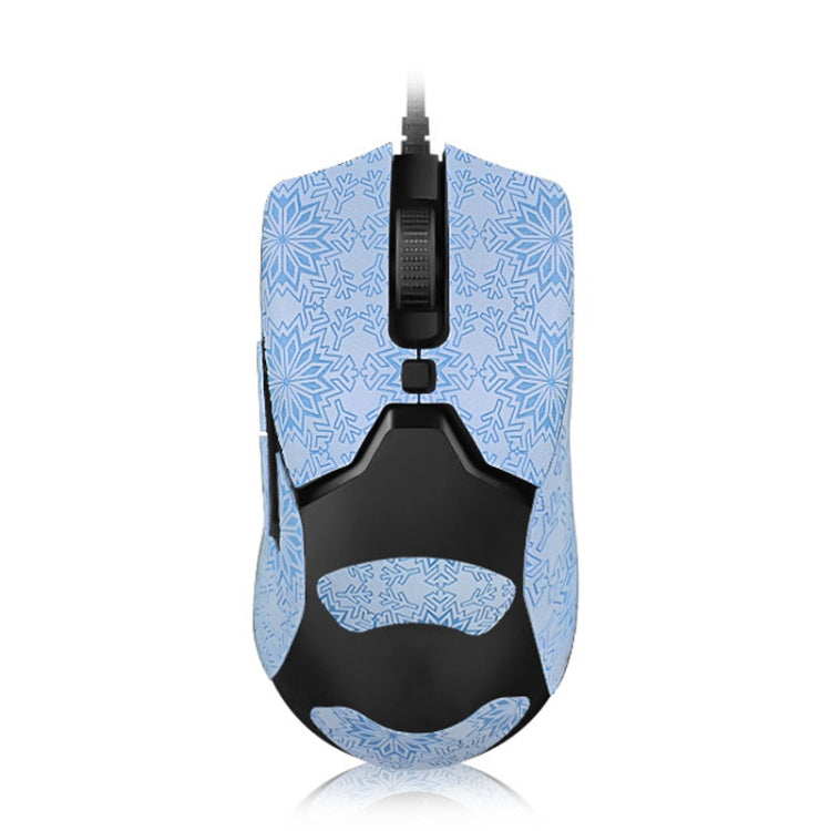 Snowflake Pattern Anti-slip Mouse Stickers For Razer Viper Mini Blue Full Surround - Silicone / Sticker by buy2fix | Online Shopping UK | buy2fix