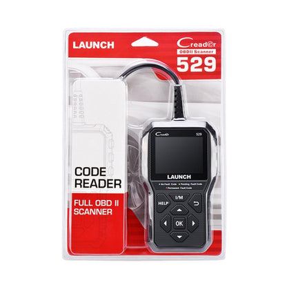 Launch Creader CR529 OBD2 Car Engine Fault Tester Code Scanner(Black) - Code Readers & Scan Tools by Launch | Online Shopping UK | buy2fix