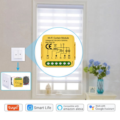 WiFi+RF Graffiti Curtain Switch On / Off Module - Smart Switch by buy2fix | Online Shopping UK | buy2fix