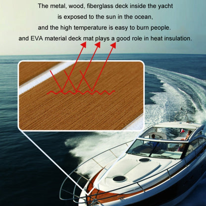 240x60x0.6cm Yacht RV Modification Imitation Teak Floor EVA Anti-slip Mat - Floor Mats by buy2fix | Online Shopping UK | buy2fix