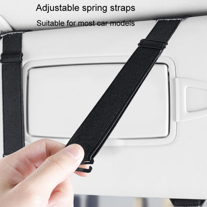 Multi-functional Car Sunshade Sunglasses ID Ticket Storage Bag Car Sun Visor Eyeglasses Case(Black) - Stowing Tidying by buy2fix | Online Shopping UK | buy2fix