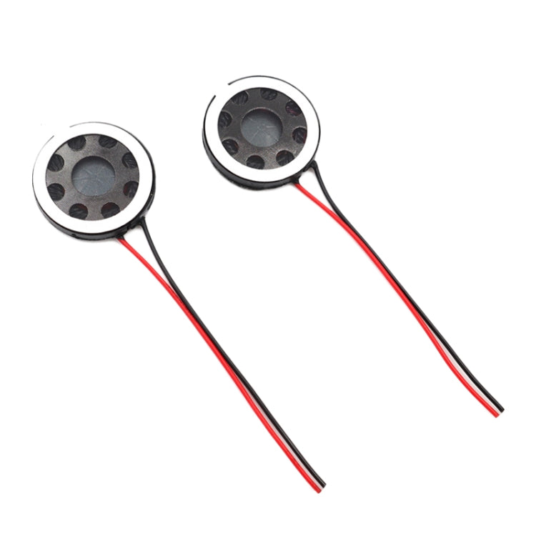 2PCS 20mm 8Ohm 0.5W/1W For Medical Toys Security Plastic Speaker Internal Magnetic Welding Wire Voice Speaker - Midrange Speaker & Frequency Divider by buy2fix | Online Shopping UK | buy2fix