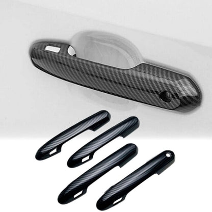 For 2023 Toyota Crown Right-hand Drive Door Handle Protection Cover Decoration(Carbon Fiber) - Decorative Strip by buy2fix | Online Shopping UK | buy2fix