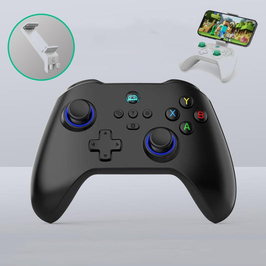 Z03 Wireless Bluetooth Game Controller For Switch / IOS / Android / PC / PS3 / PS4, Spec: Black+Bracket - Gamepads by buy2fix | Online Shopping UK | buy2fix