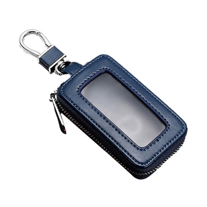 Car Remote Control Universal Visible Zipper Key Case(Royal Blue) - Car Key Cases by buy2fix | Online Shopping UK | buy2fix