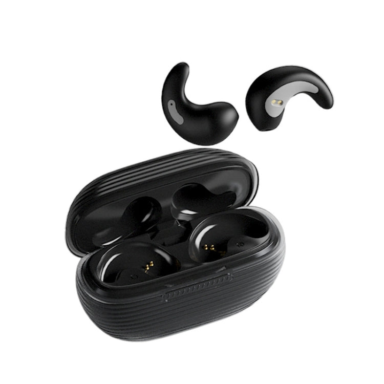 OWS Sleep Bluetooth Earphones With Charging Compartment, Color: Black Wih Silicone Case - Bluetooth Earphone by buy2fix | Online Shopping UK | buy2fix