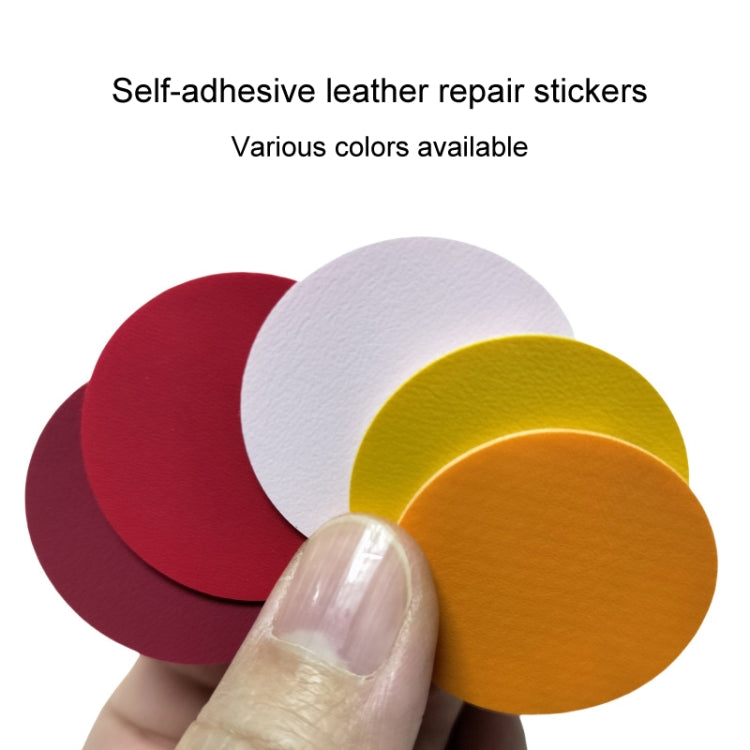 50pcs /Bag Strong Self-adhesive Leather Repair Sticker Sofa Car Seat Hole PU Leather Patch(Black) - Sticker Tools by buy2fix | Online Shopping UK | buy2fix