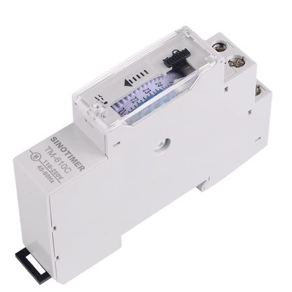 SINOTIMER  TM610C 110-250V 16A Quartz Mechanical Timer 24 Hours Programmable Din Rail Relay - Switch by SINOTIMER | Online Shopping UK | buy2fix