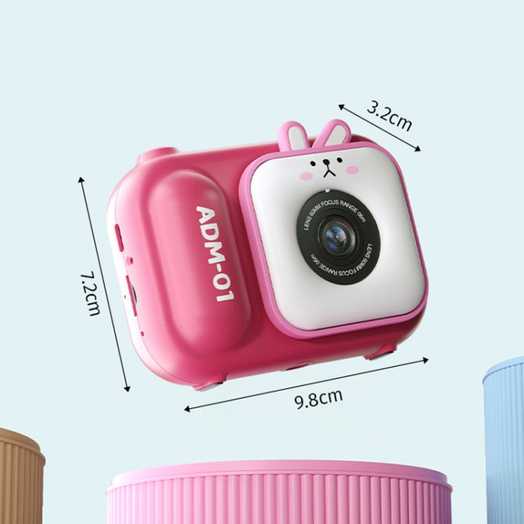 2.4 Inch IPS Screen 48MP Dual Lens Kids Digital Camera Mini Video Camera With 32G TF Card Pink Bunny - Children Cameras by buy2fix | Online Shopping UK | buy2fix