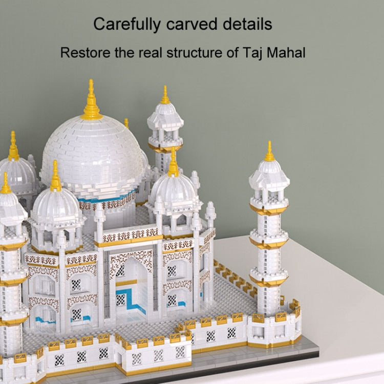 288pcs /Box High Difficulty Micro-Particle Taj Mahal Castle Building Blocks Children Puzzle Toys Festival Gift - Building Blocks by buy2fix | Online Shopping UK | buy2fix